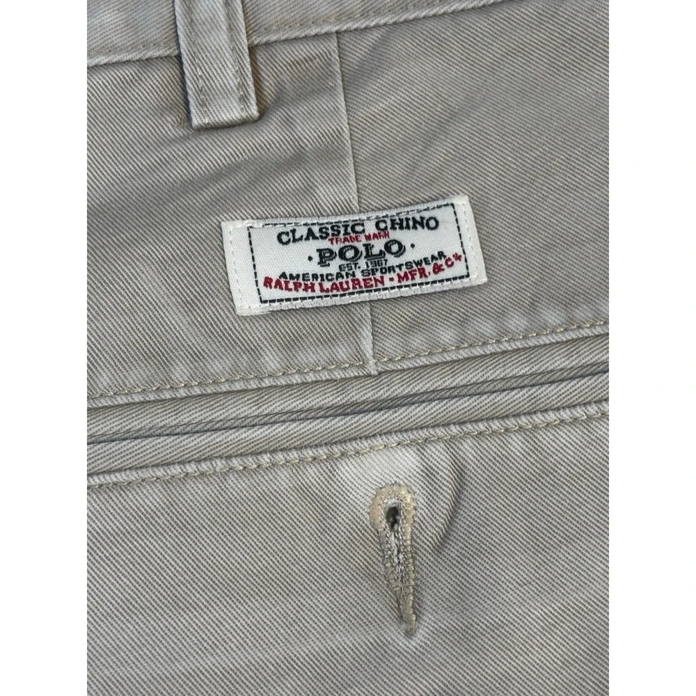 Polo‎ Ralph Lauren Men's 34x30 Pants Khakis Chino Stretch Straight Fit Tan